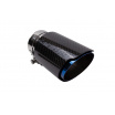 Endrohr 89mm Eingang 76mm Carbon Gloss
