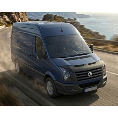 Motorhauben-Frontblende schwarz VW Crafter 2006-17