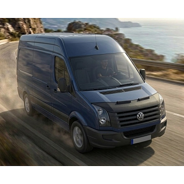Motorhauben-Frontblende schwarz VW Crafter 2006-17 Motorhauben-Frontblende schwarz VW Crafter 2006-17
