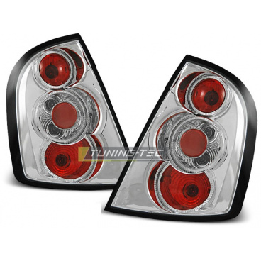 Skoda Fabia 12.1999-06.2004 Rückleuchten Chrom – Schrägheck Skoda Fabia 12.1999-06.2004 Rückleuchten Chrom – Schrägheck