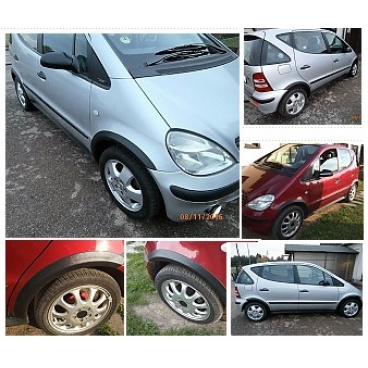 Kotflügelverbreiterungen Mercedes Benz A W168 1997-2004 Kotflügelverbreiterungen Mercedes Benz A W168 1997-2004