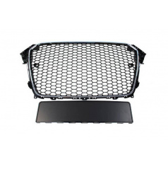 Grill Audi A4 B8 RS-Style Chrom-Schwarz PDC