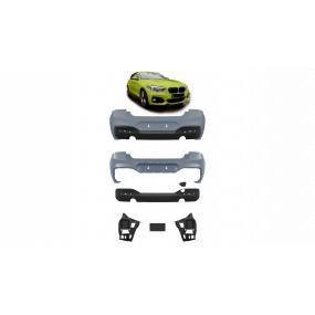 BMW 1 F20 F21 Facelift Heckstoßstange mit Diffusor BMW 1 F20 F21 Facelift Heckstoßstange mit Diffusor