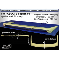 VOLKSWAGEN PASSAT B4 LIMOUSINE (93-96) Heckspoiler. Hauben (EU-Homologation)