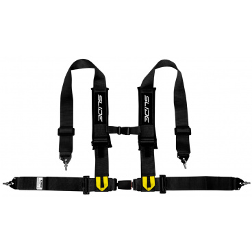 Sportgurte Slide V2 Schwarz 4P 3" E4