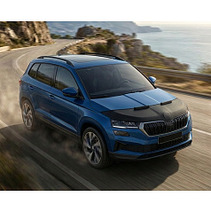 Schwarze Motorhaubenverkleidung für die Vorderseite Škoda Karoq