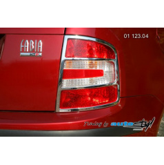 Škoda Fabia Rücklichtrahmen – Kombi, Limousine – Chrom (Bjv. ab 9/2004)