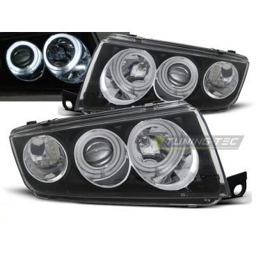 Skoda Fabia I 12.1999-08 Angel Eyes schwarz (LPSK03)