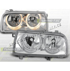 VW VENTO 1992-98 FRONTKLARLEUCHTEN ANGEL EYES CHROM