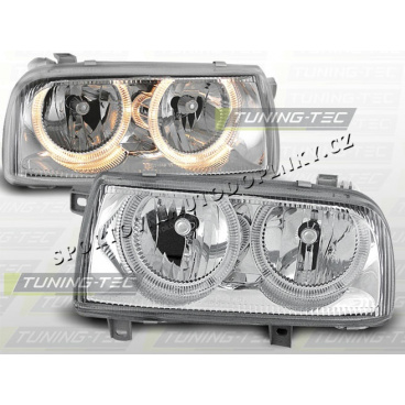VW VENTO 1992-98 FRONTKLARLEUCHTEN ANGEL EYES CHROM VW VENTO 1992-98 FRONTKLARLEUCHTEN ANGEL EYES CHROM