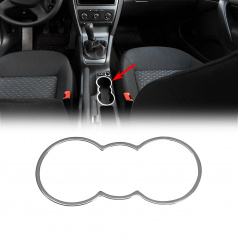 Edelstahl-Chrom-Getränkeboxrahmen Škoda Octavia II 2004-13