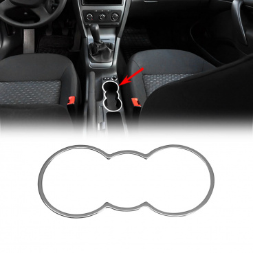 Edelstahl-Chrom-Getränkeboxrahmen Škoda Octavia II 2004-13 Edelstahl-Chrom-Getränkeboxrahmen Škoda Octavia II 2004-13