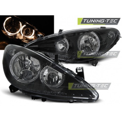 Peugeot 307 04.2001-09.2005 ANGEL EYES SCHWARZE FRONTKLARE LICHTER