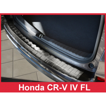 Edelstahlabdeckung – Schutz der Schwelle der hinteren Stoßstange Honda CR-V IV FL 2015+