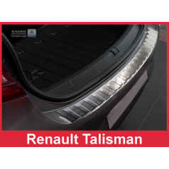 Edelstahlabdeckung - Schwellenschutz für die hintere Stoßstange Renault Talisman 2015+