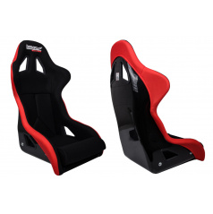 Sportsitz Bimarco Cobra III Velours Schwarz Rot