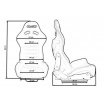 Sportstuhl SLIDE X3 Material Schwarz S