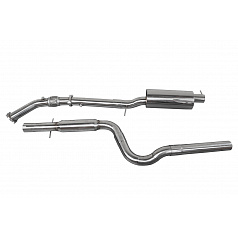 CatBack-Auspuffanlage VW Golf IV Jetta 1.8T FWD + Downpipe 3"