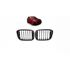 BMW X3 G01 F97 X4 G02 F98 Gitter einzelne Lamellen Glänzend Schwarz BMW X3 G01 F97 X4 G02 F98 Gitter einzelne Lamellen Glänzend Schwarz