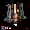 LED-Autolampen Serie F25 PRO BLACK FULL CANBUS H7 68W 12V 24V AMIO-04720