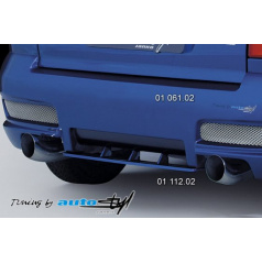 Škoda Felicia Facelift (vonv. 98) Kotflügel unter der Stoßstange – schwarzes Muster