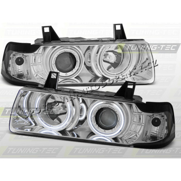 BMW E36 90–99 ANGEL EYES CHROME (LPBM67) – Limousine/Kompakt/Touring BMW E36 90–99 ANGEL EYES CHROME (LPBM67) – Limousine/Kompakt/Touring