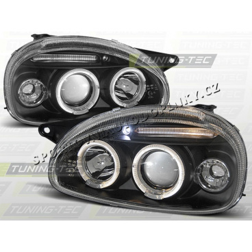OPEL CORSA B 1993–00 ANGEL EYES SCHWARZE FRONTKLARE LICHTER