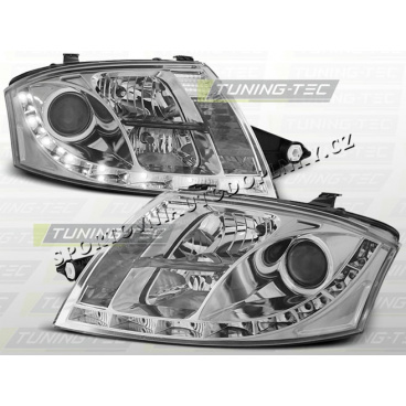AUDI TT 1999-06 FRONT KLARES DAYLIGHT LED CHROM AUDI TT 1999-06 FRONT KLARES DAYLIGHT LED CHROM