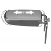 Milotec-Armlehne – schwarzes Wildleder, Škoda Roomster