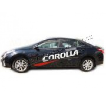 Toyota Corolla (E160), 2012-, Limousine, Seitentürschutzleisten Toyota Corolla (E160), 2012-, Limousine, Seitentürschutzleisten