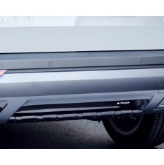 Heckstoßstangendiffusor – glänzend schwarzer „Klavierlack“ – Škoda Karoq