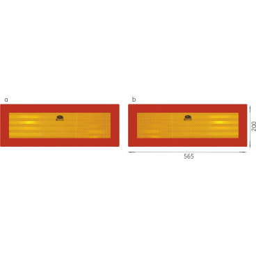Reflexplatten TW-P2 / RR 101-01W-71 (2 Stk.)