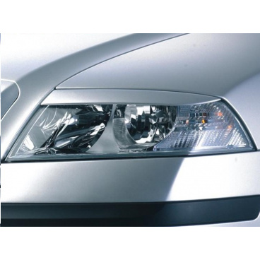Milotec-Scheinwerferabdeckungen (Wolken) – ABS schwarz, Škoda Octavia II Milotec-Scheinwerferabdeckungen (Wolken) – ABS schwarz, Škoda Octavia II
