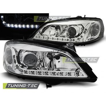 OPEL ASTRA G 09.1997-02.2004 DAYLIGHT CHROM-KLARE SCHEINWERFER
