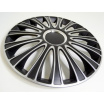 Le Mans Radkappen silber schwarz 13-16" (4er-Set)
