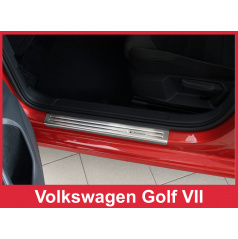Einstiegsleisten aus Edelstahl, 4 Stück, Volkswagen Golf 7 2012–16