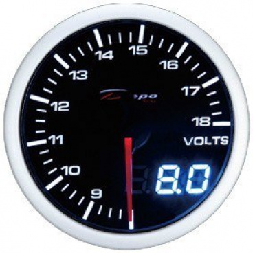 Zusätzlicher Wecker Depo Racing Voltmeter Dual 52 mm