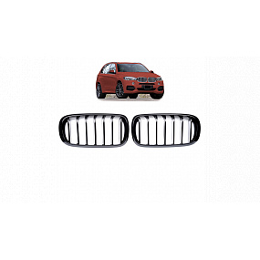 BMW X5 F15 F85 X6 F16 F86 Gitter einzelne Lamellen Glänzend Schwarz BMW X5 F15 F85 X6 F16 F86 Gitter einzelne Lamellen Glänzend Schwarz