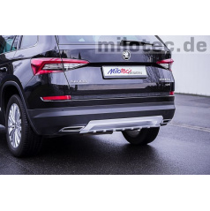 Škoda Kodiaq Heckstoßstangendiffusor silber