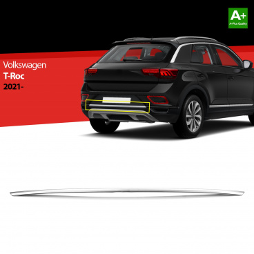 Heckstoßstange aus Edelstahl VW T-roc 2021+