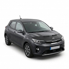 Schwarze Fronthaubenabdeckung Kia Stonic 2017+