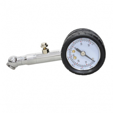 Reifendruckmesser aus Metall bis 4 Bar, Ablassventil Reifendruckmesser aus Metall bis 4 Bar, Ablassventil