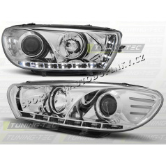 VW SCIROCCO 2008- VORDERE KLARLEUCHTEN, TAGESLICHT, LED SCHWARZ