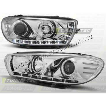 VW SCIROCCO 2008- VORDERE KLARLEUCHTEN, TAGESLICHT, LED SCHWARZ