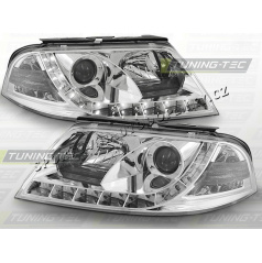 VW Passat 3BG 2000-05 Klare Frontleuchten Daylight LED Chrom - auf Lager