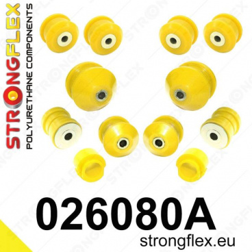 Skoda Superb 2002-08 StrongFlex Sport Satz Silentblöcke für die Vorderachse, nur 12 Stück Skoda Superb 2002-08 StrongFlex Sport Satz Silentblöcke für die Vorderachse, nur 12 Stück