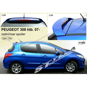 Peugeot 308 htb. 2007+ Heckspoiler (EU-Homologation)