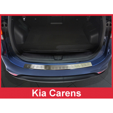 Edelstahl-Heckstoßstangenschwellenabdeckung Kia Carens 2012-16 Edelstahl-Heckstoßstangenschwellenabdeckung Kia Carens 2012-16