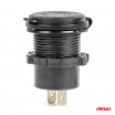 Wasserdichtes Autoladegerät mit USB-Anschlüssen und Schalter USB + 2x USB-C QC3.0 12V 24V AMIO-04596