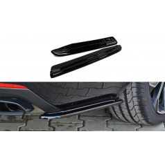 Seitendiffusoren unter der hinteren Stoßstange für Škoda Octavia RS Mk3, Maxton Design (ABS-Kunststoff ohne Oberflächenbehandlung)